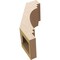 Ekena Millwork 5-inch W x 8-inch D x 12-inch H Pescadero Rough Cedar Woodgrain TimberThane Knee Brace, Primed BRCUR05X08X12PECRCPR - alternate 5